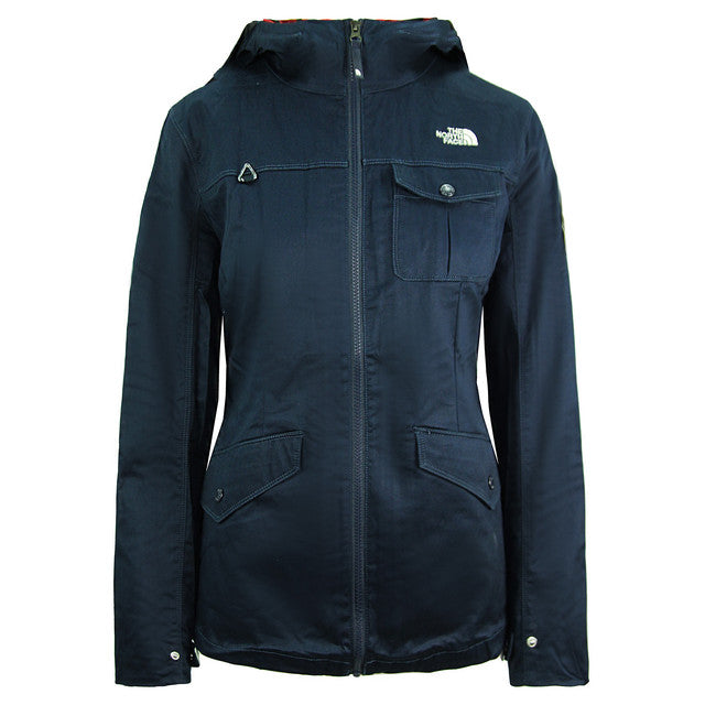 The North Face Utility Parka Zip Up Hooded Navy Womens Lifestyle Jacket NF0A3L7BH2G