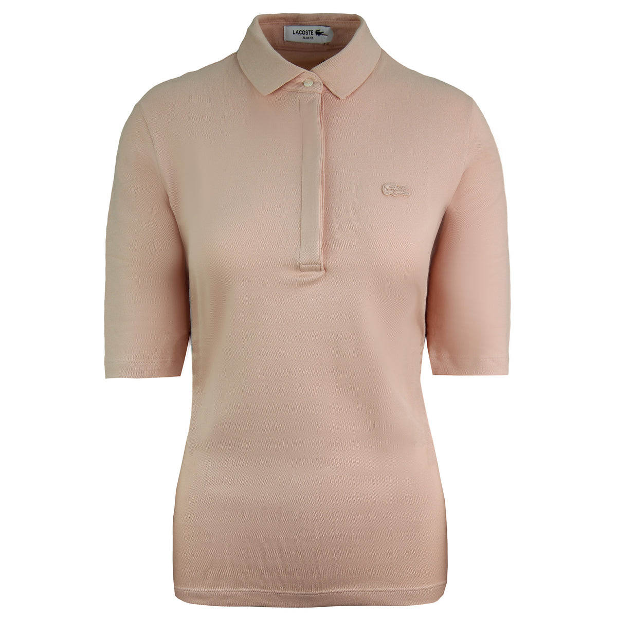 Lacoste Slim Fit Womens Peach Polo Shirt