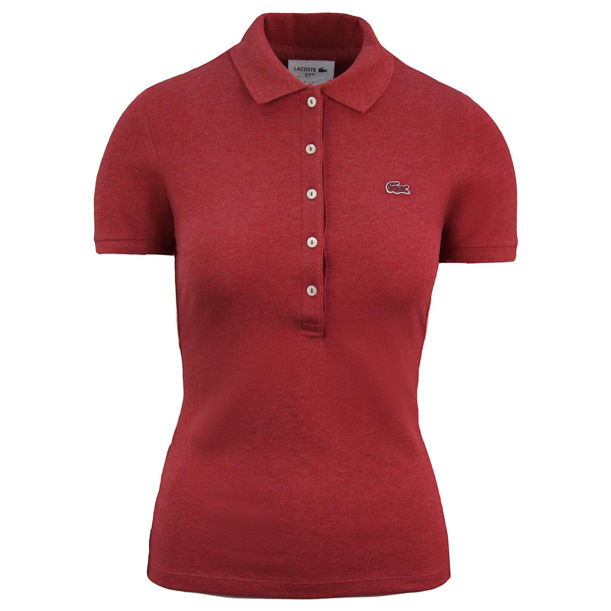 Lacoste Slim Fit Womens Red Polo Shirt