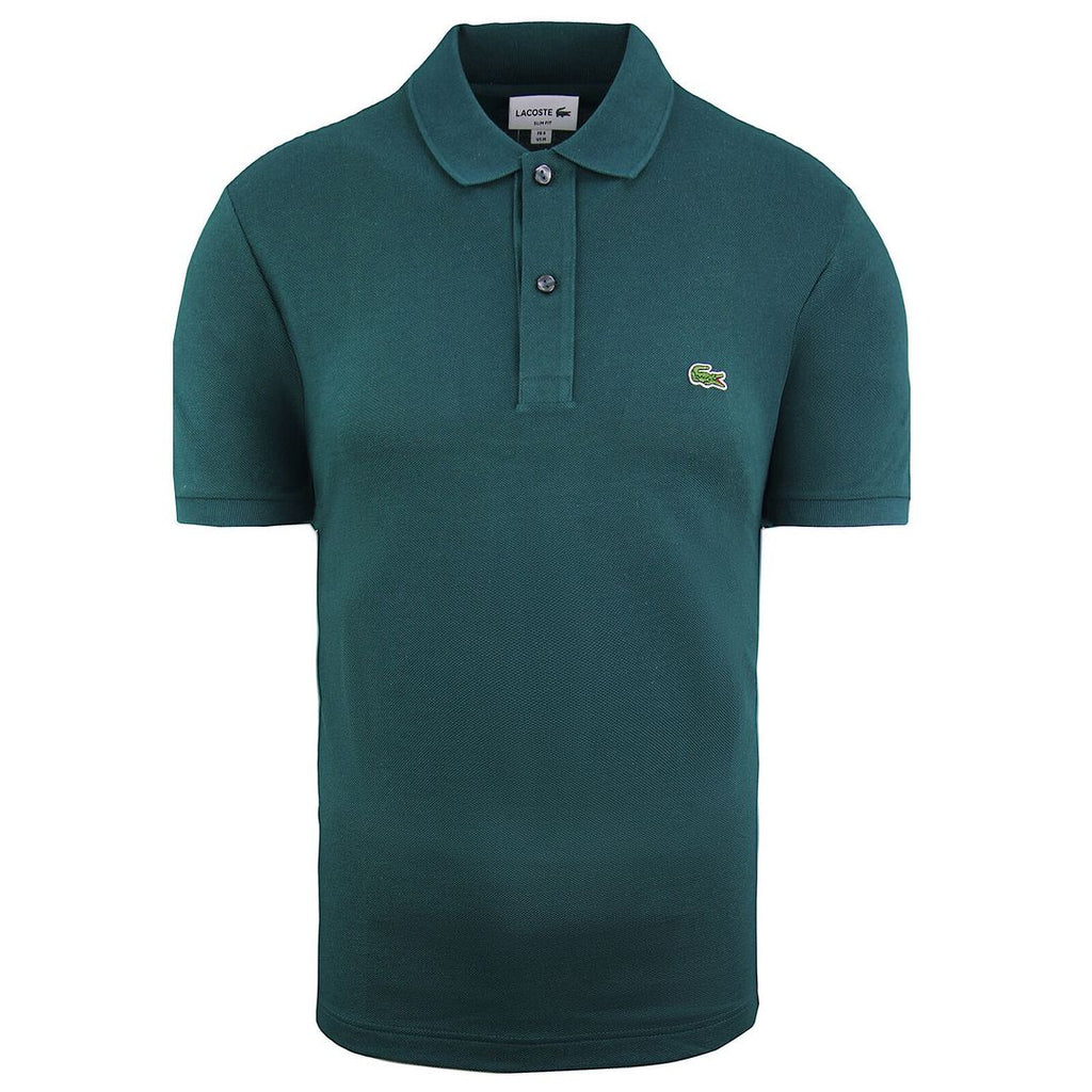 Lacoste Slim Fit Mens Teal Polo Shirt