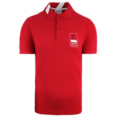 Lacoste Slim Fit Mens Red Polo Shirt