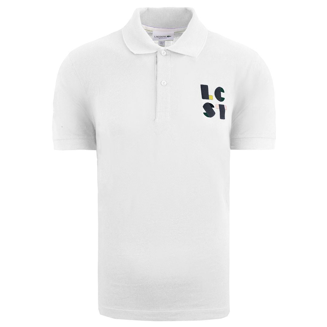 Lacoste Regular Fit Mens White Polo Shirt