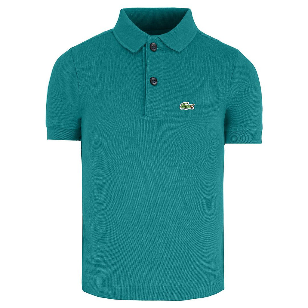 Lacoste Regular Fit Short Sleeve Collared Blue Kids Polo Shirt PJ2909_Z7U