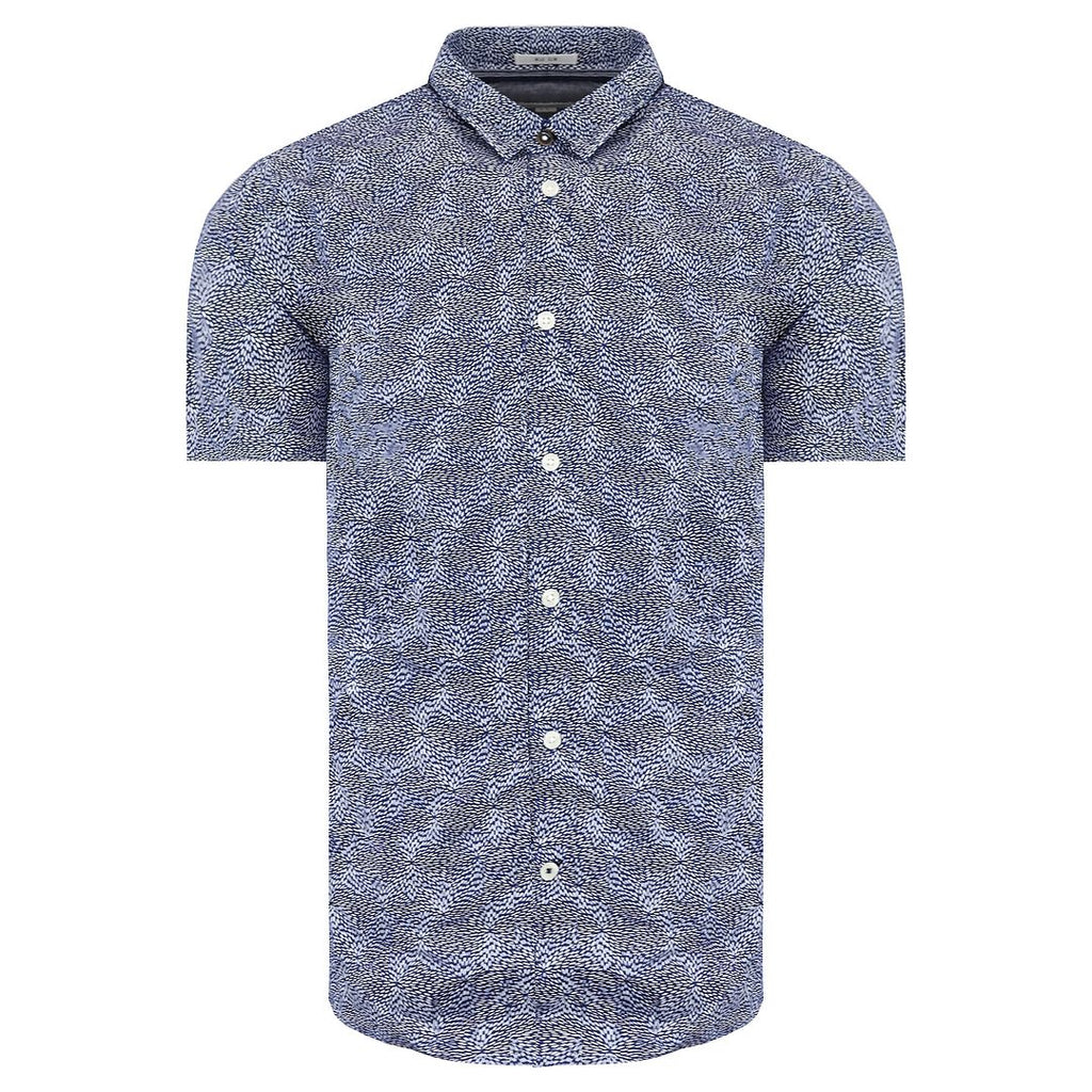 Pepe Jeans Steve Slim Fit Mens Blue Shirt