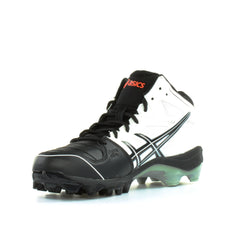 Asics Gel-Crossover 5 Turf Black White Synthetic Mens Sports Boots R50NQ 9001