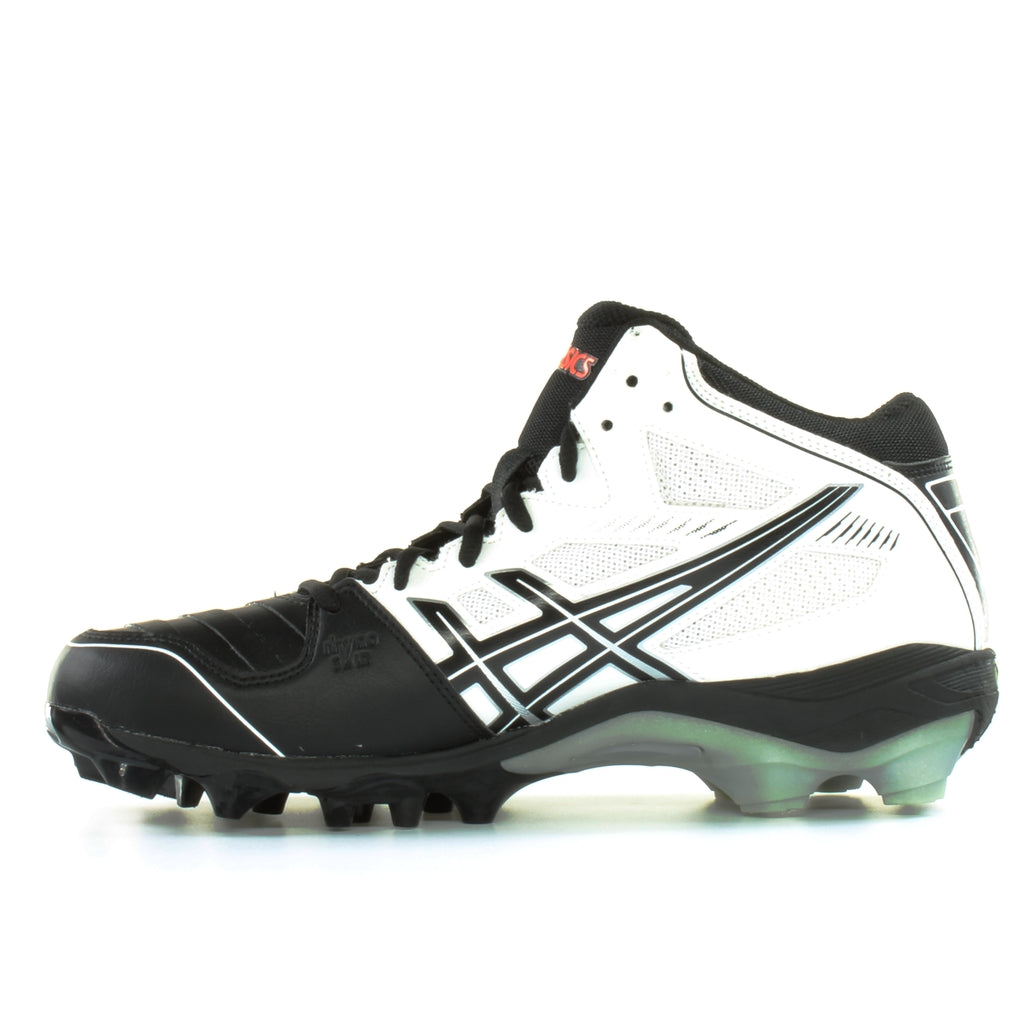 Asics Gel-Crossover 5 Turf Black White Synthetic Mens Sports Boots R50NQ 9001