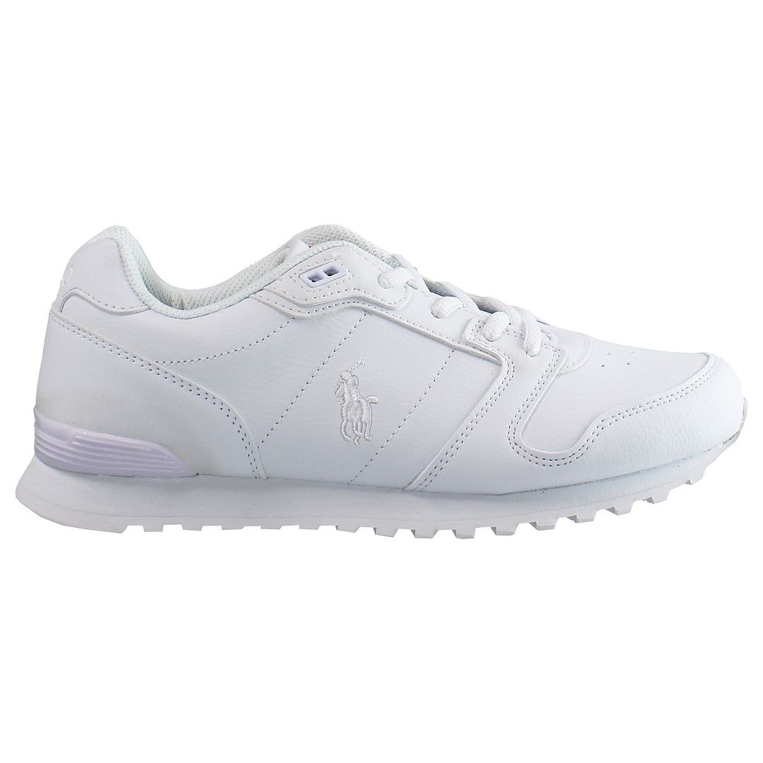 Ralph Lauren Triple Oryion Kids White Trainers