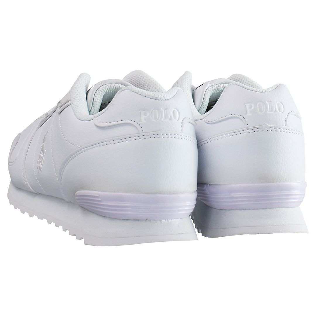 Ralph Lauren Triple Oryion Kids White Trainers