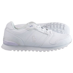 Ralph Lauren Triple Oryion Kids White Trainers