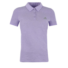 Adidas AeroKnit ClimaCool Womens Purple Polo Shirt