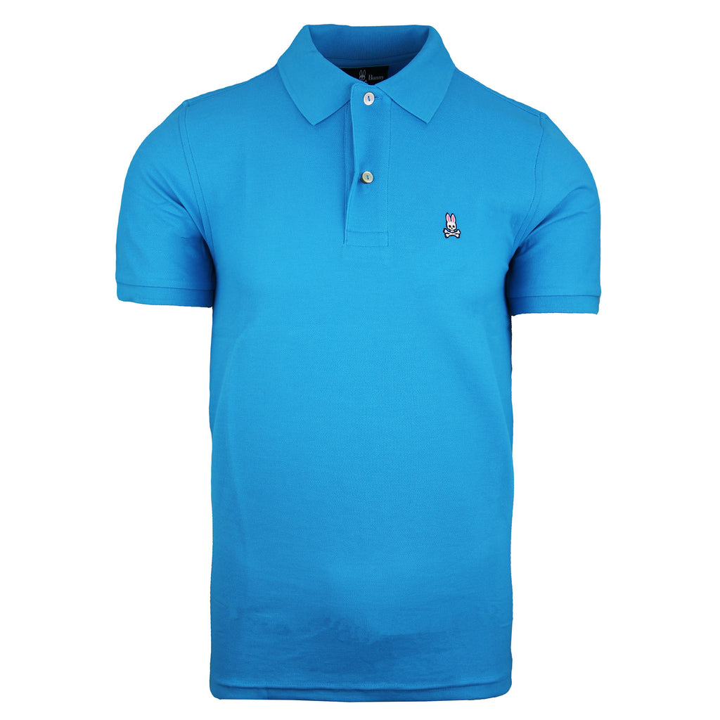 Psycho Bunny Mens Blue Polo Shirt