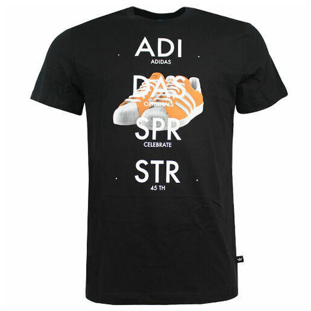 Adidas Superstar Mens Black T-Shirt