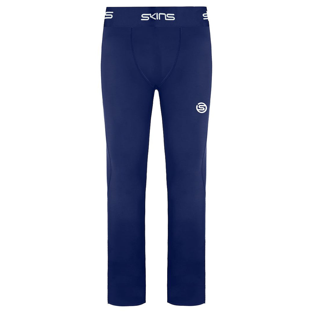 Skins Series-1 Stretch Waist Navy Mens Leggings