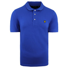 Lyle & Scott Plain Mens Blue Polo Shirt