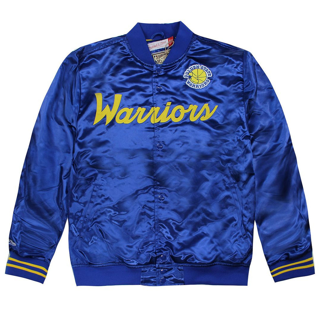 Mitchell & Ness State Warriors Mens Satin Bomber Jacket