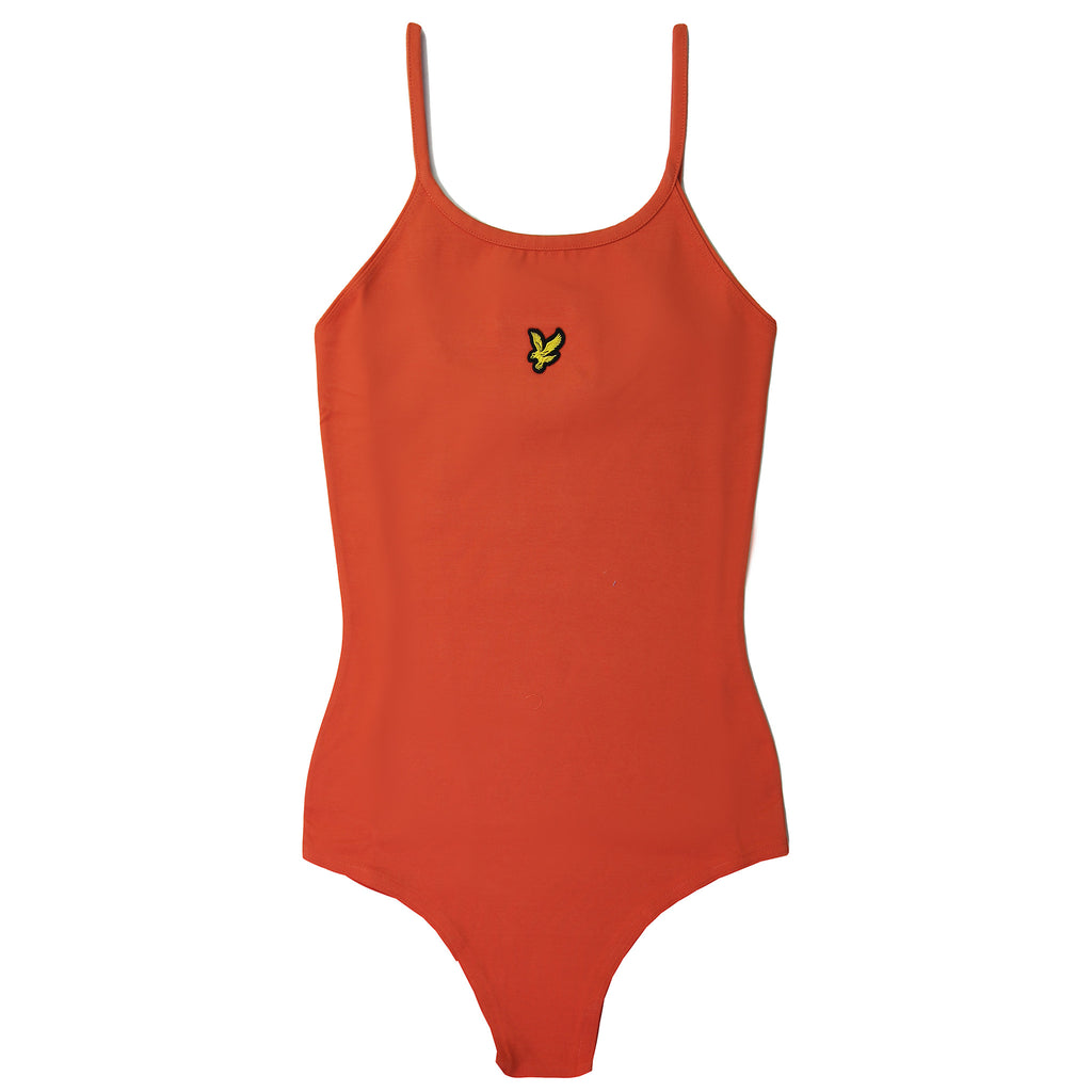 Lyle & Scott Classic Womens Orange Bodysuit