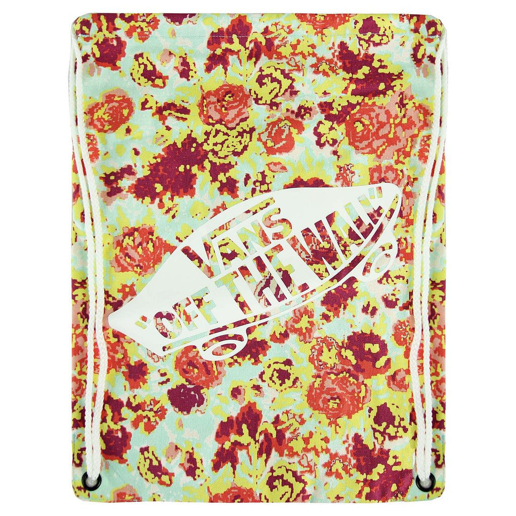 Vans Off The Wall Graphic Logo Printed Multicoloured Drawstring Bag