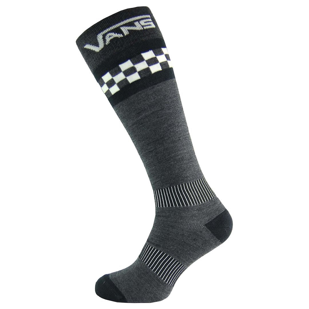 Vans Off The Wall Mens Black/Grey Long Socks