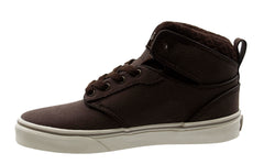 Vans Hi Top Kids Brown Trainers