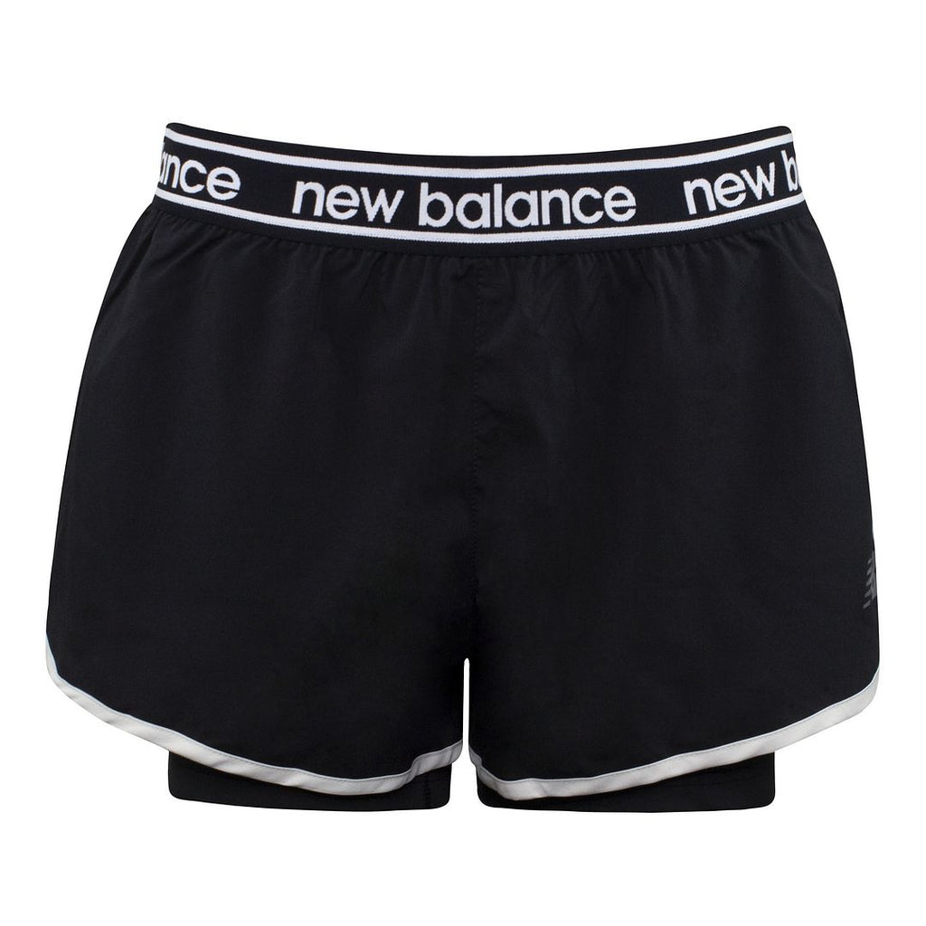 New Balance Relentless 2in Womens Black Running Shorts