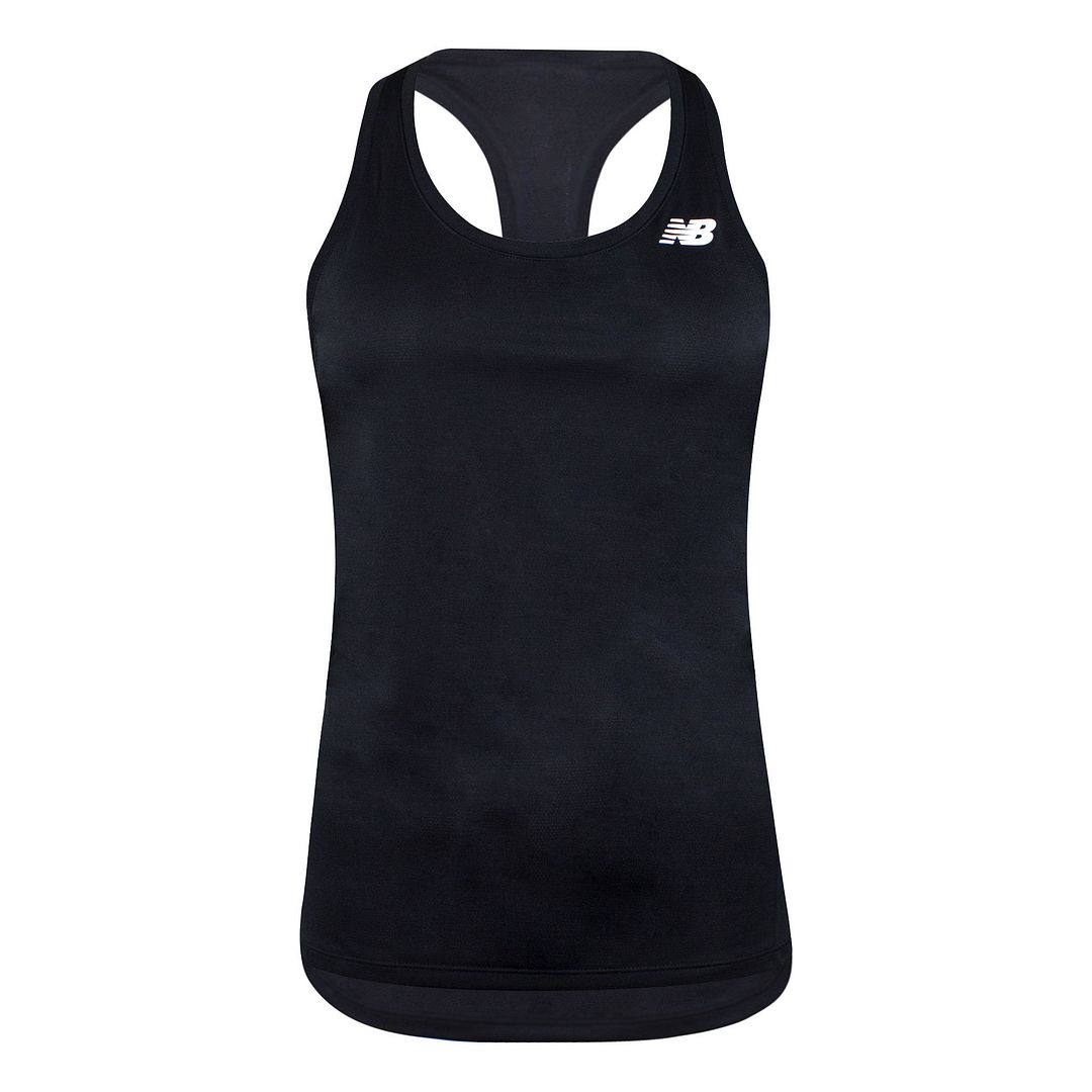 New Balance core Run Womens Black Running Vest