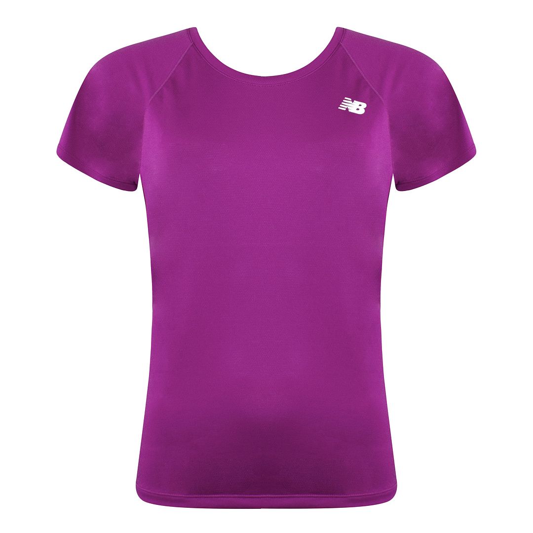 New Balance Core Run Womens Pink T-Shirt