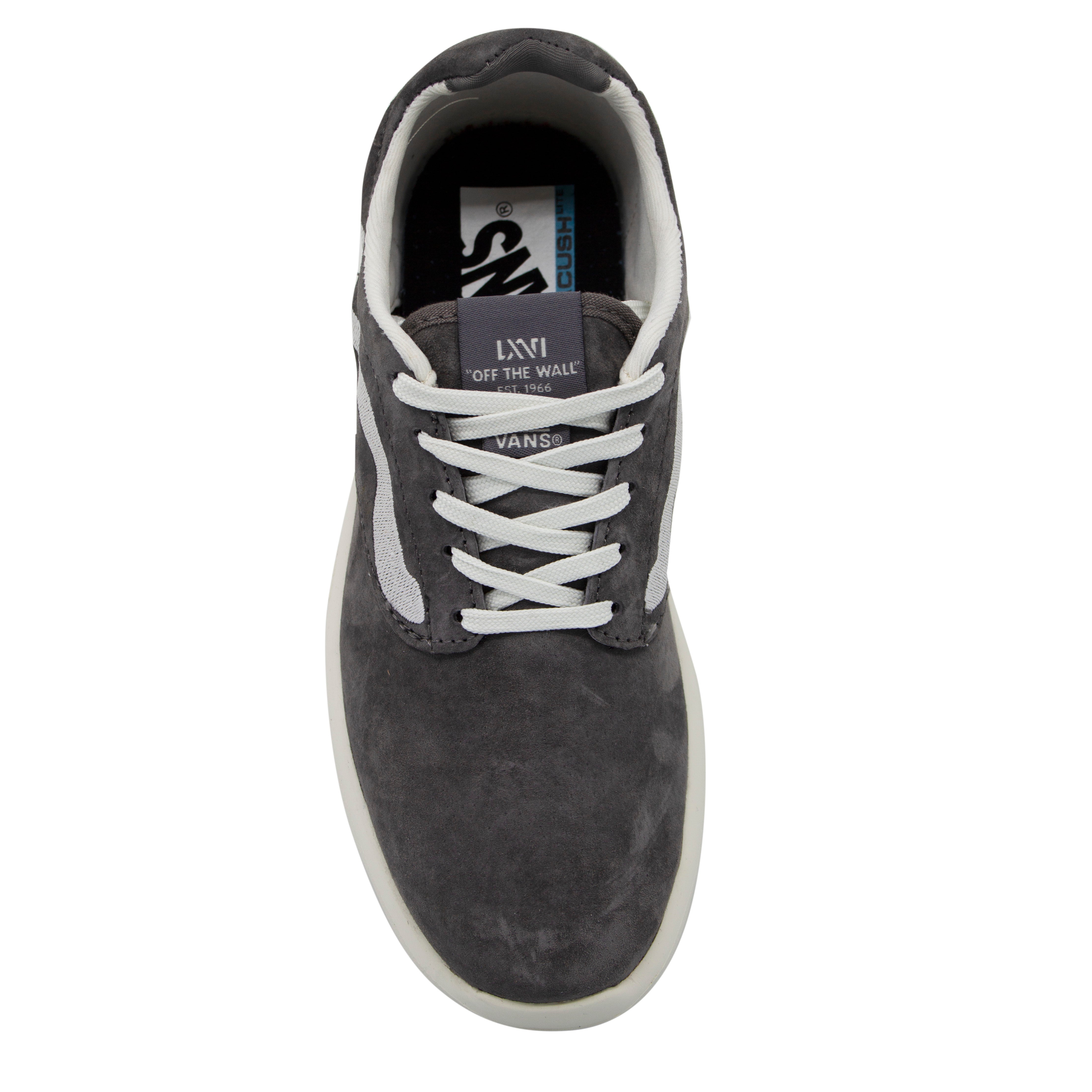 Vans LXVI Off The Wall Iso 1.5 Grey Suede Low Lace Up Unisex Trainers XB8GZW