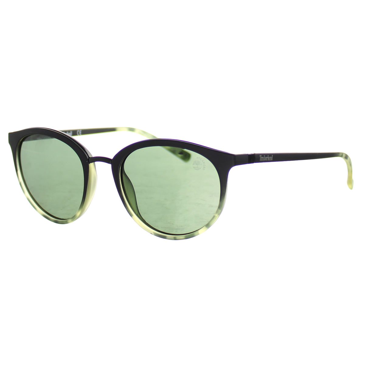 Timberland Green Mens Plastic Round Frame Sunglasses A18OJ 302