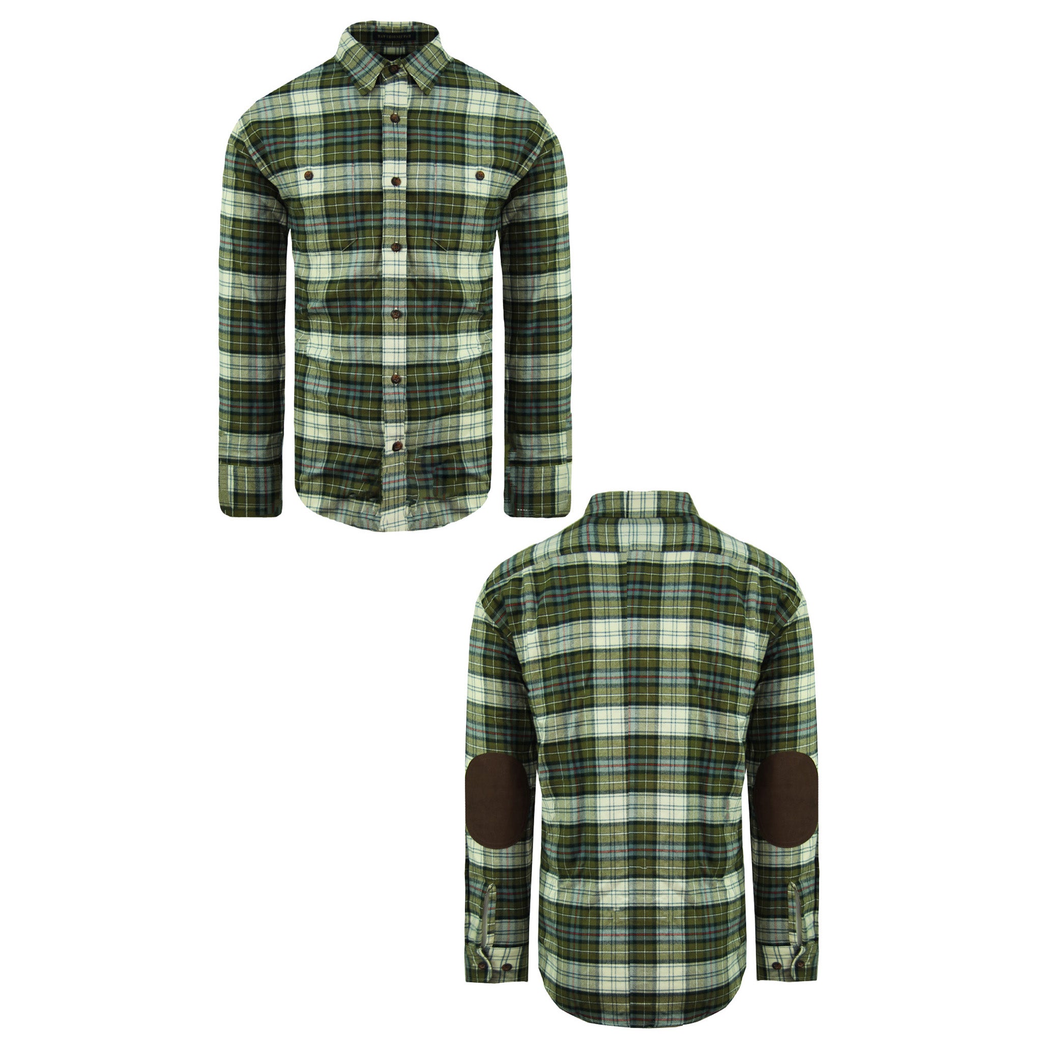 Pendleton Checkered Mens Green Cotton Shirt