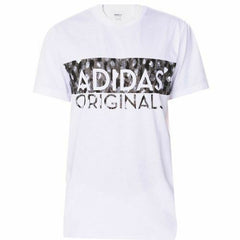 Adidas Originals White Crew Neck Casual Short Sleeve Tee Top T-Shirt AJ7310 A6E