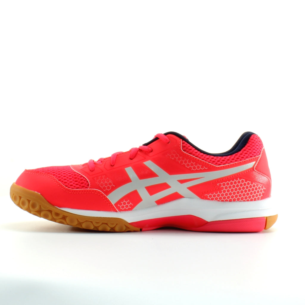 Asics Gel-Rocket 8 Pink Synthetic Womens Lace Up Trainers B756Y 700