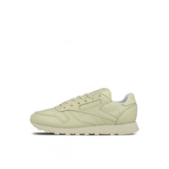 Reebok Classic Pastels Lace-Up Yellow Smooth Leather Womens Trainers BD2772