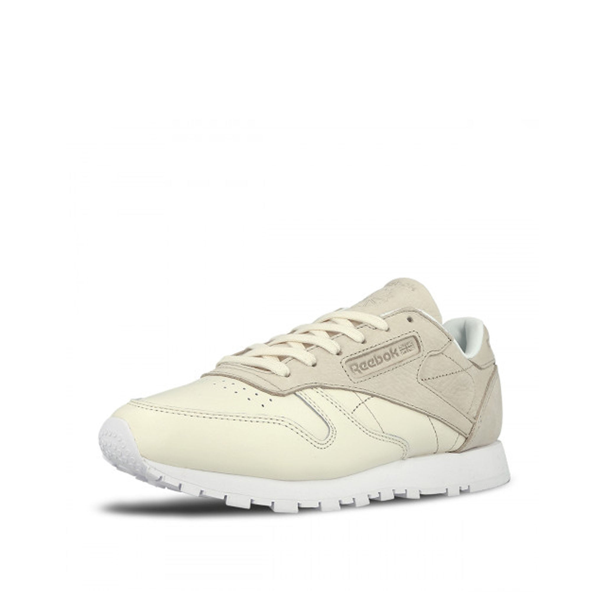 Reebok Classic Sea You Later Lace-Up Beige Smooth Leather Womens Trainers BD3105