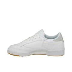 Reebok Club C 85 Diamond Lace-Up White Smooth Leather Womens Trainers BD4427