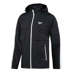 Reebok Mens Vintage Outerwear Jacket Hooded Jumper Black BR0156 A24C