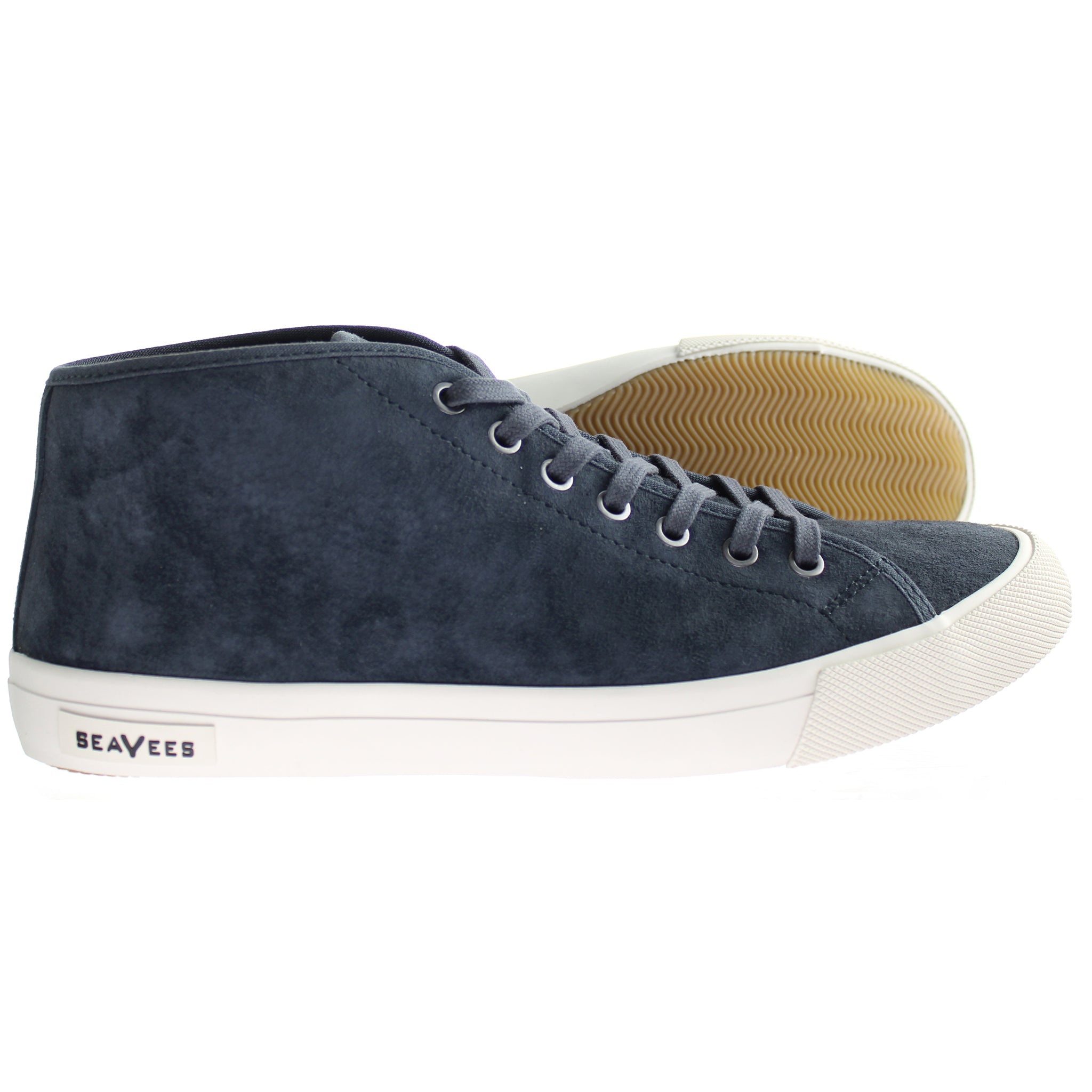 Seavees California Special Night Suede Blue Mens Shoes