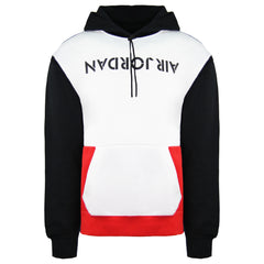 Nike Air Jordan Mens White/Black Hoodie