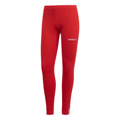 Adidas Logo Womens Red Leggings