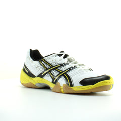 Asics Gel-Domain Black White Synthetic Mens Lace Up Trainers E216Y 0190