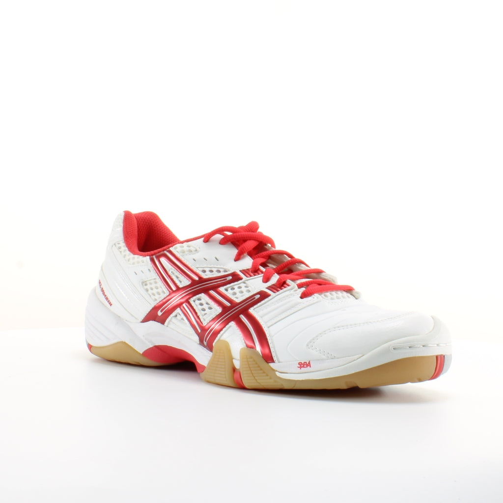 Asics Gel-Domain Womens White/Red Trainers