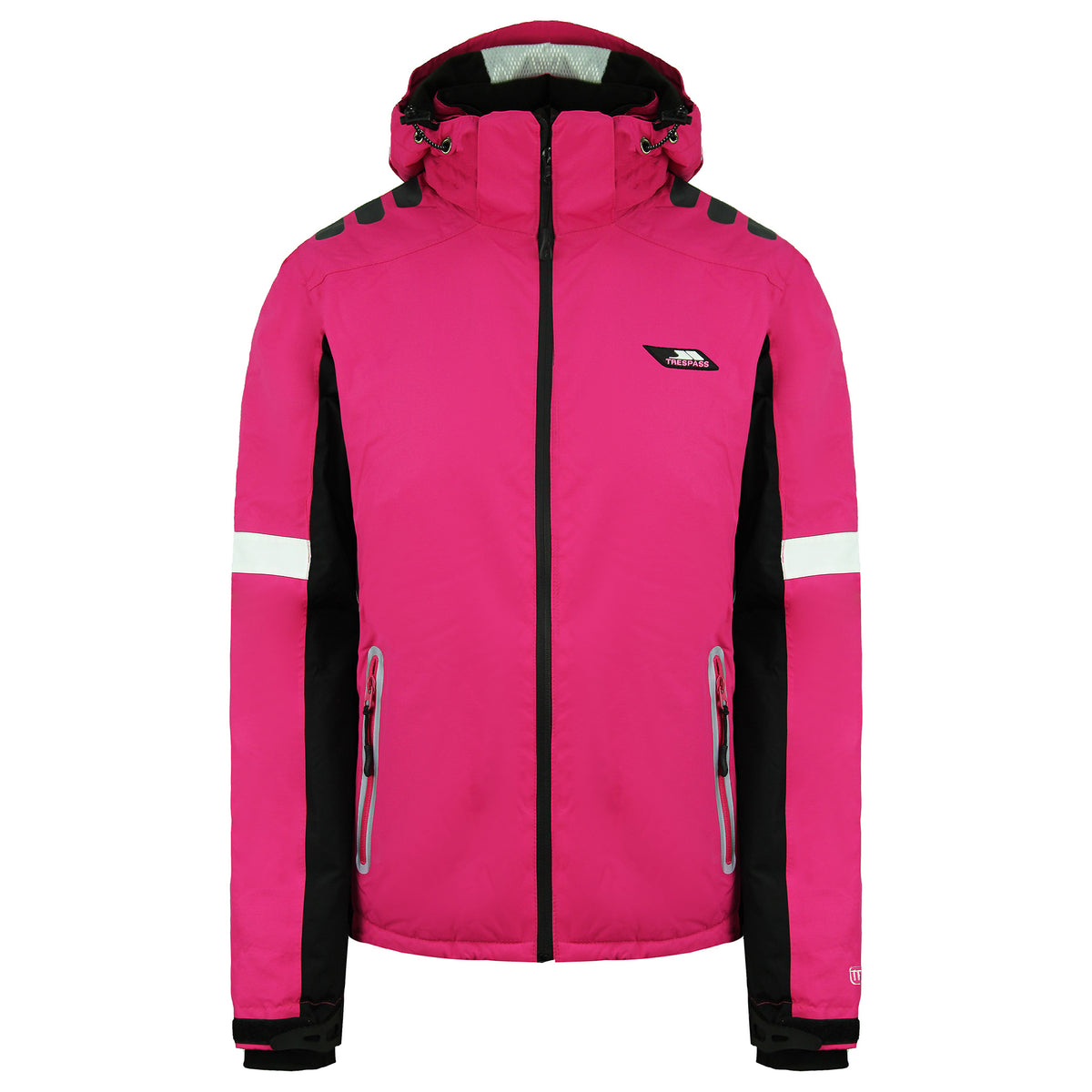 Trespass Long Sleeve Zip Up Pink Womens Armado Ski Jacket FAJKSKF20053 GERBERA