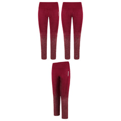 Gymshark Adapt Womens Ombre Burgundy Leggings