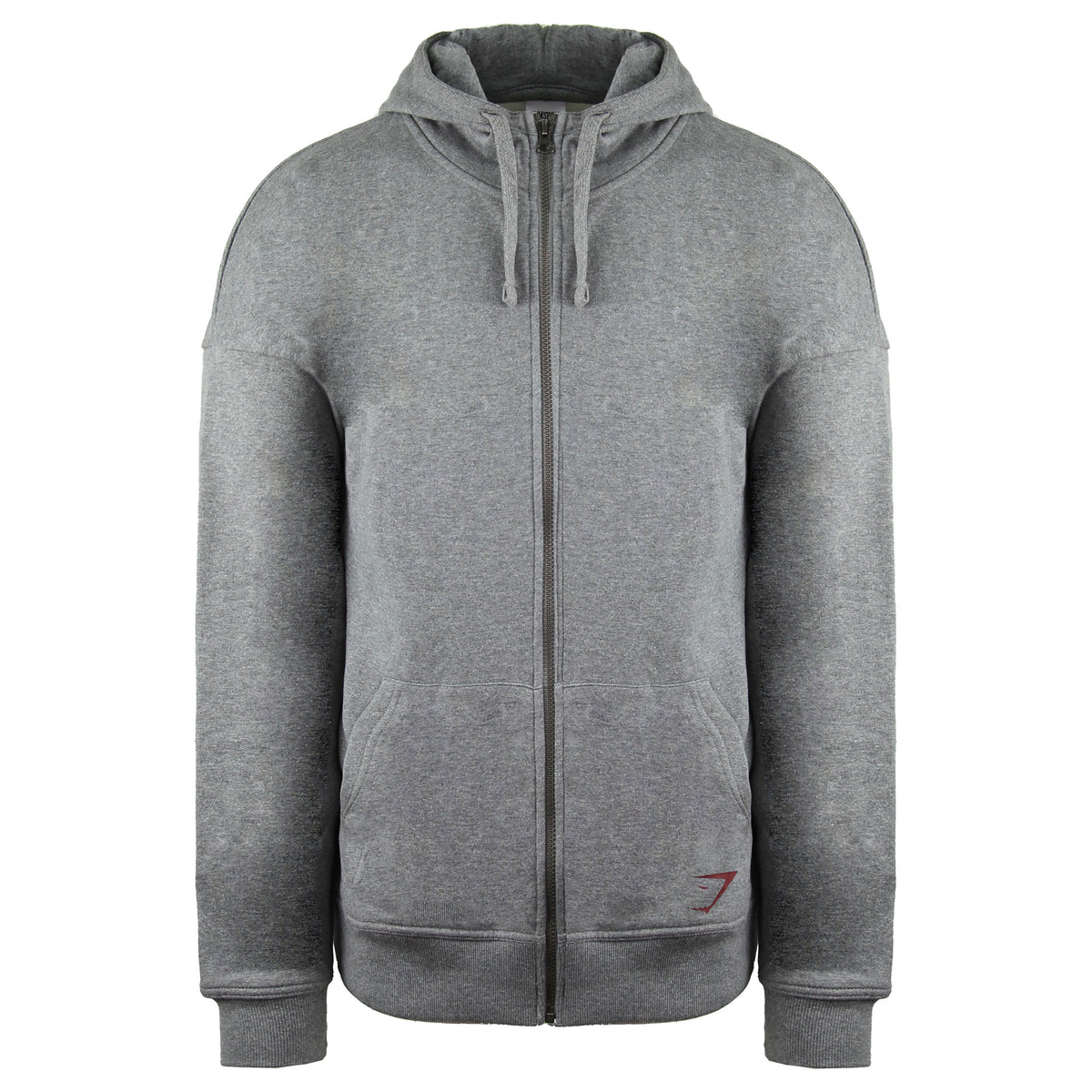 Gymshark Logo Mens Grey Track Jacket