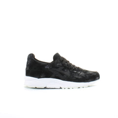 Asics Gel-Lyte V Black Leather Womens Lace Up Trainers HL7E9 9090