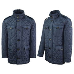 Hackett London Winter Holborn Mens Navy Coat