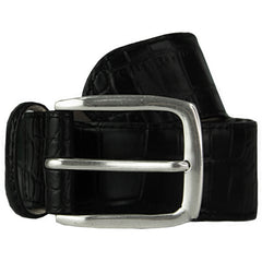 Hackett London Mens Black Leather Belt