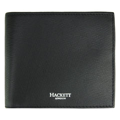 Hackett OT Billfold Mens Black Wallet