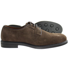 Hackett Plain Derby Mens Brown Shoes