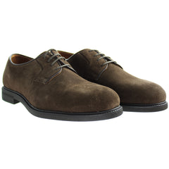 Hackett Plain Derby Mens Brown Shoes