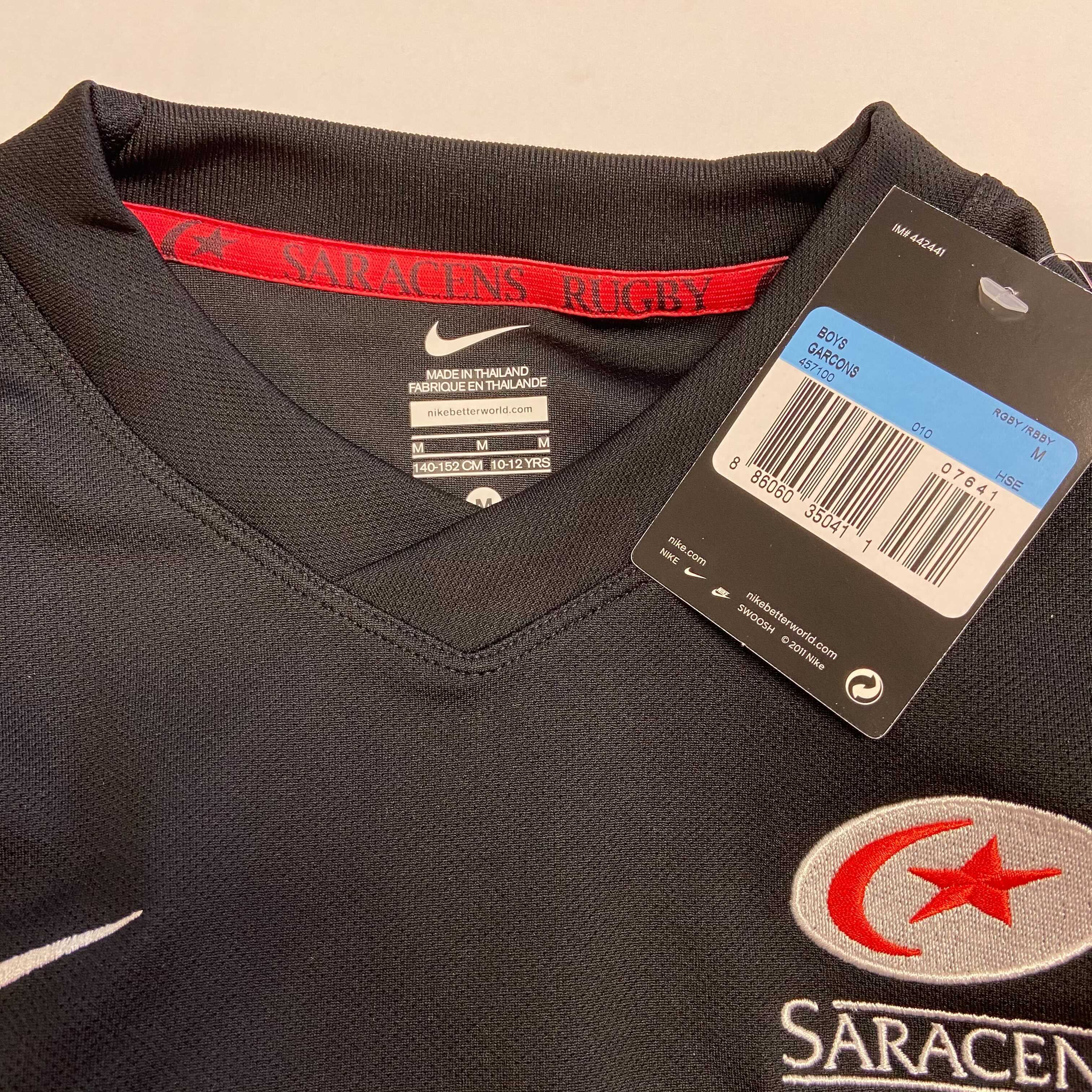 Vintage Nike Boys Saracens Rugby Top